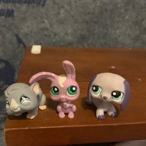 LPS Lot: Guinea Pig, Rabbit, Dog